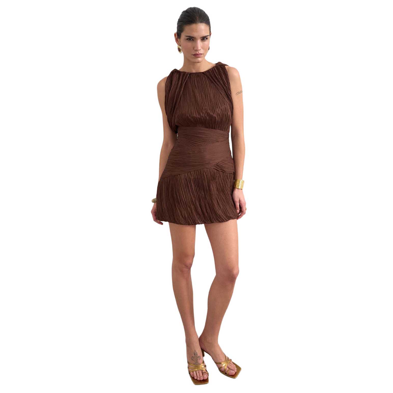 TOPSHOP Svea SS Drape Mini Dress